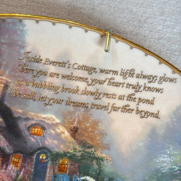 Thomas Kinkade Porcelain Plate - Picture 2 of 7